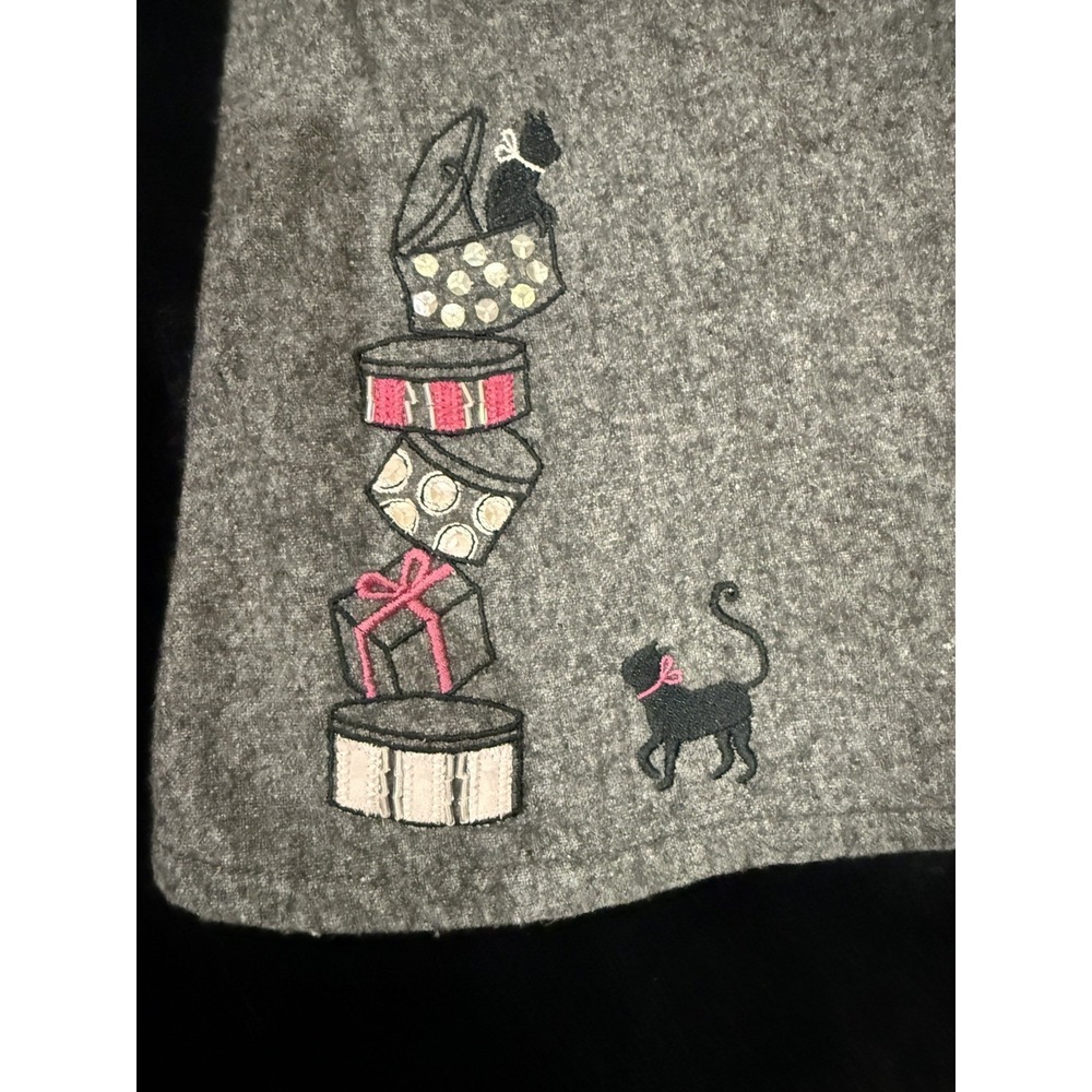 Gymboree Dress Jumper Charcoal Gray Size 4 City Sidewalk Vintage 2003 47% Wool - Picture 4 of 6